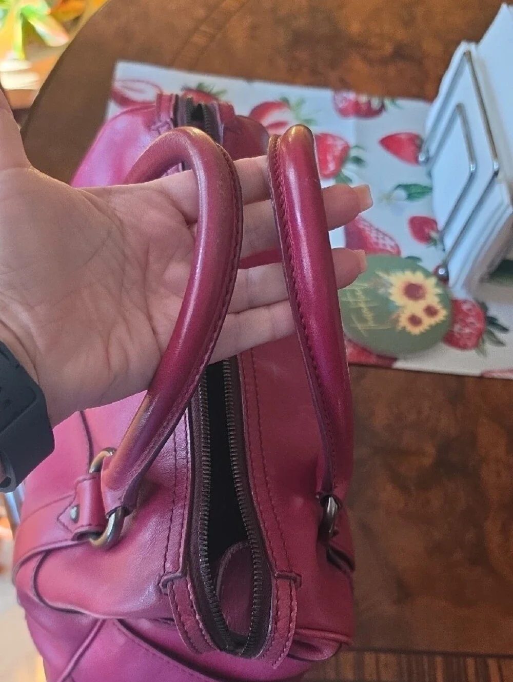 ✨️Vintage CELINE Burgundy Leather Boogie-Style Satchel ✨ NWOT